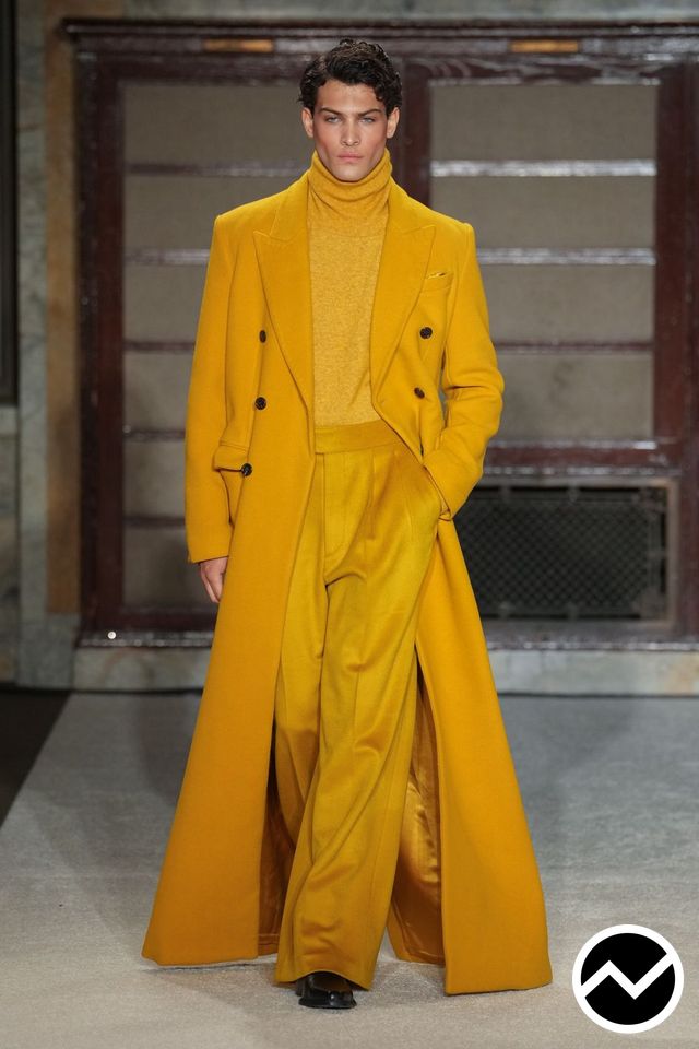 Sergio Hudson, FW26 menswear, Double Breasted Coat, look 29