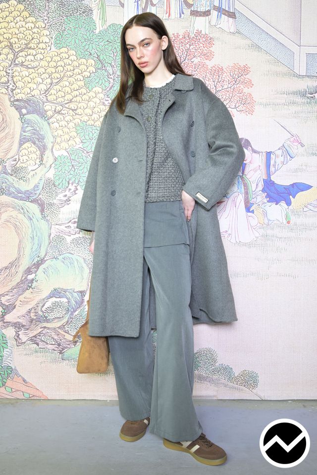 Snow Xue Gao, FW26 menswear, Drop Shoulder Coat, look 9