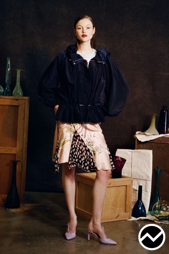 Staud, FW26 womenswear, Drop Shoulder Jacket, look 23