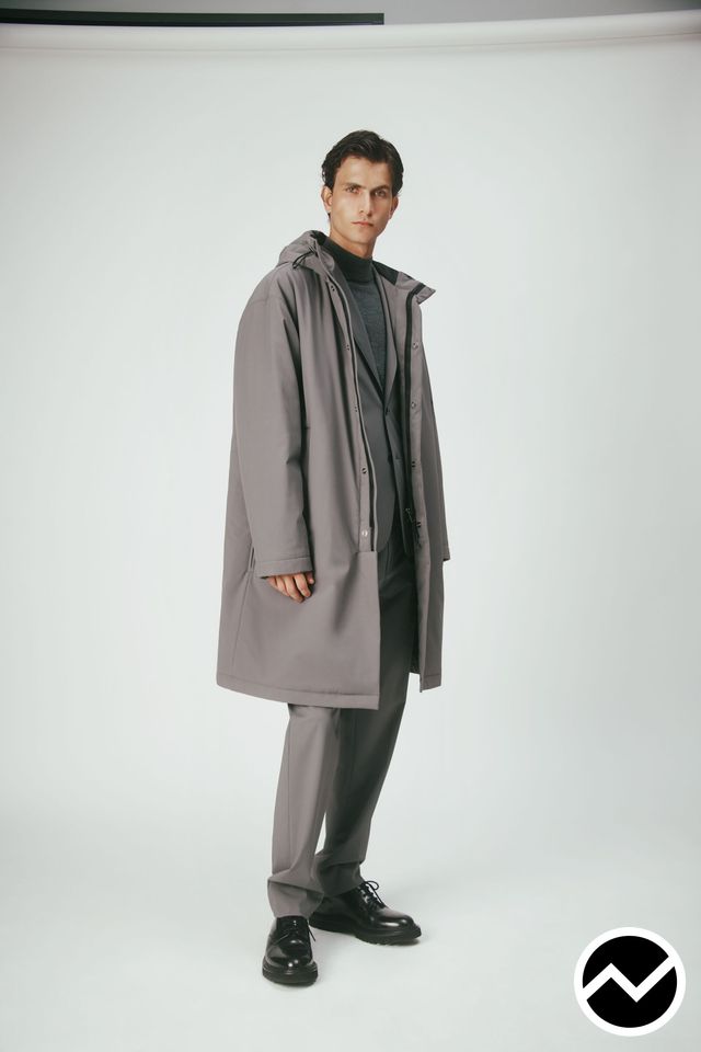 Theory, FW26 menswear, Steel, look 9