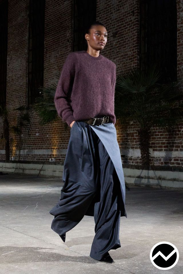 Tibi, FW26 womenswear, Rib Knit, look 6