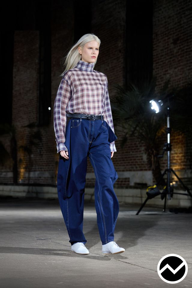Tibi, FW26 womenswear, Denim, look 12