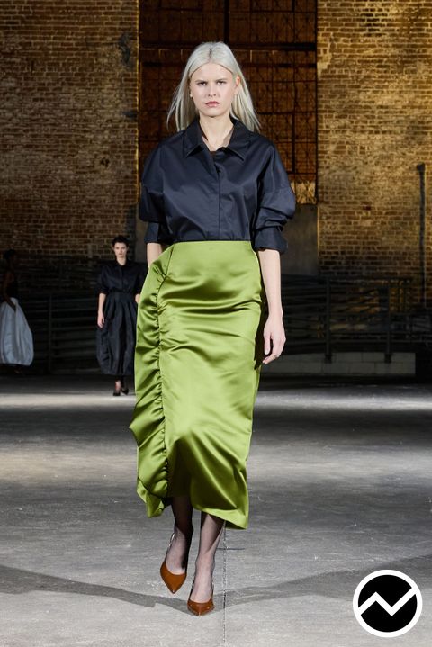 Tibi, FW26 womenswear, Poplin, look 34