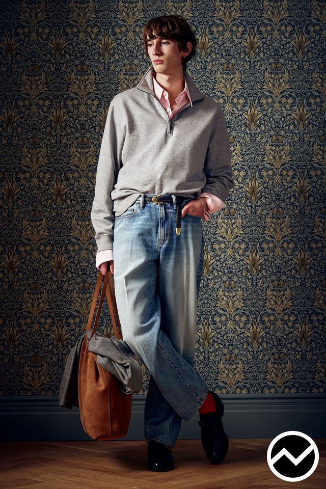 Todd Snyder, FW26 menswear, Dad Jeans, look 8