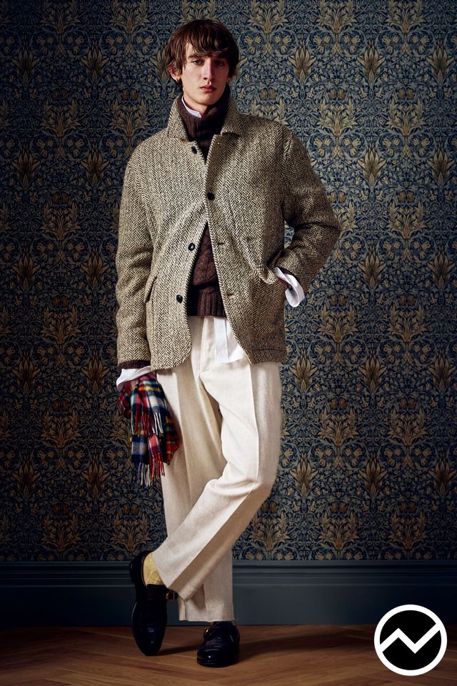 Todd Snyder, FW26 menswear, Top Collar Jacket, look 27