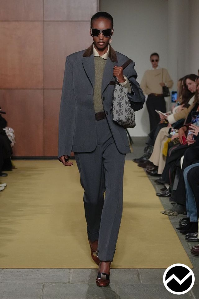 Tory Burch, FW26 menswear, Taupe, look 17