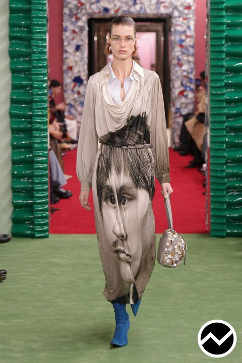 Acne Studios, FW26 womenswear, Graphic, look 35