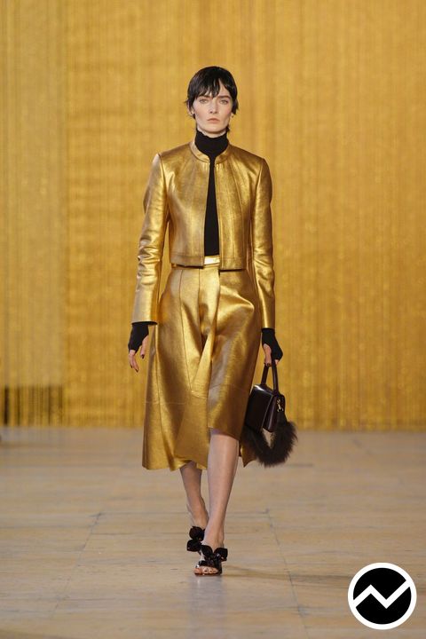 Akris, FW26 womenswear, Metallic, look 2