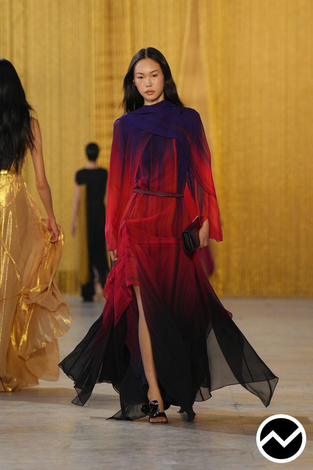 Akris, FW26 womenswear, Ombre, look 52