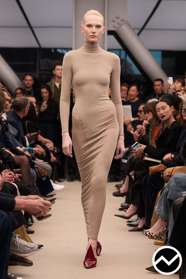 Alaïa, FW26 womenswear, Taupe, look 25