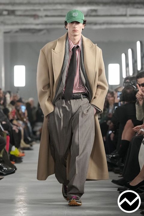 Ami Paris, FW26 menswear, Side Pocket Coat, look 4