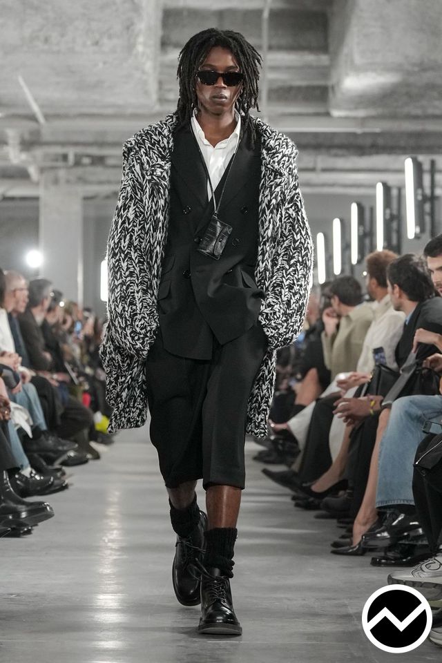 Ami Paris, FW26 menswear, Side Pocket Shorts, look 52