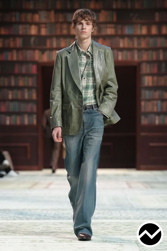 Amiri, FW26 menswear, Sage, look 29
