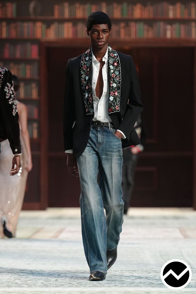 Amiri, FW26 menswear, Shawl Jacket, look 41