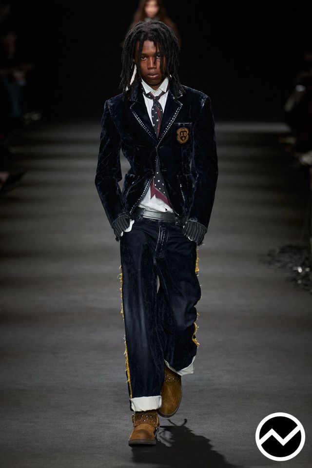 Ann Demeulemeester, Ann Demeulemeester FW26 menswear, look 5