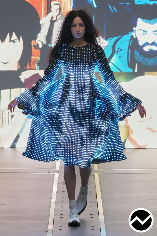 Anrealage, FW26 womenswear, Polka Dot, look 27