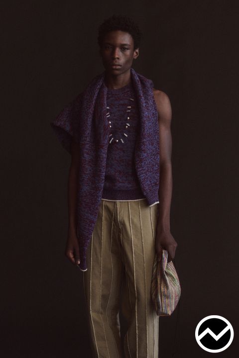 Aubero, FW26 menswear, Sweater Knit, look 20