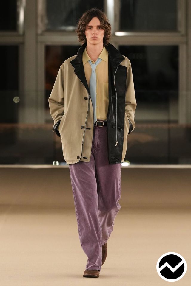 Auralee, FW26 menswear, Corduroy, look 12