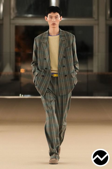 Auralee, FW26 menswear, Double Breasted Jacket, look 20