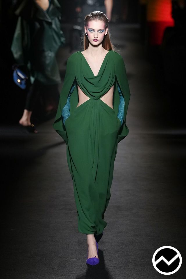 Balenciaga, FW26 womenswear, Pine Green, look 27