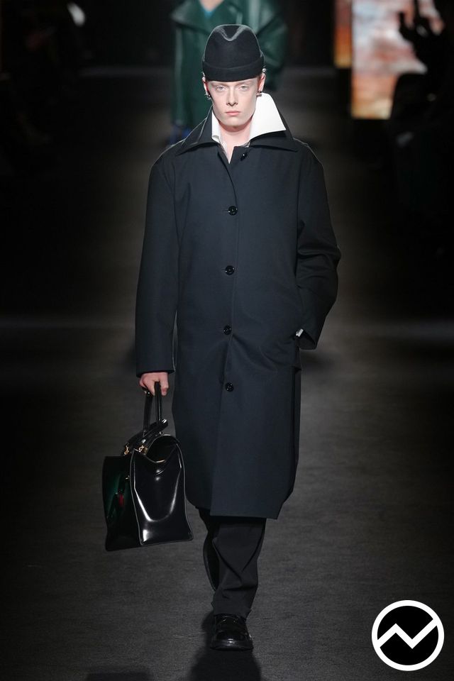Balenciaga, FW26 menswear, Overcoat, look 34