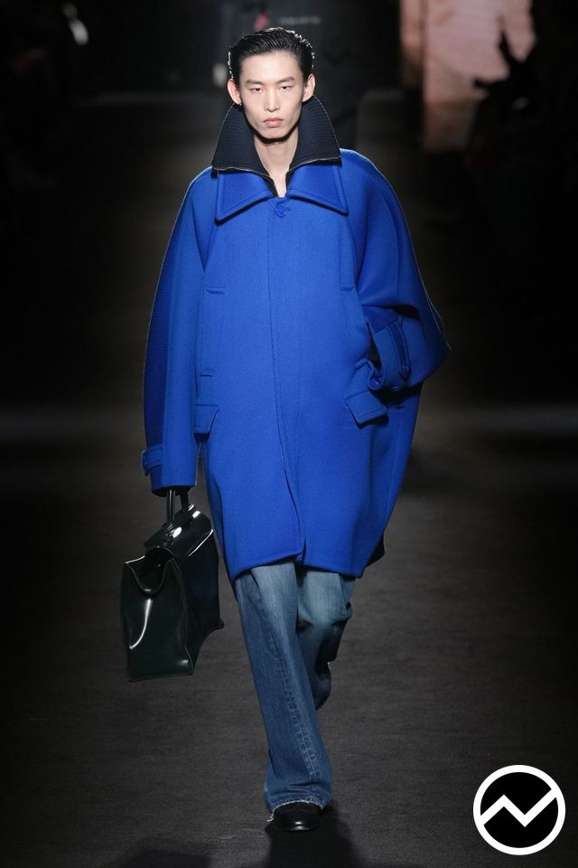 Balenciaga, FW26 menswear, Royal Blue, look 67