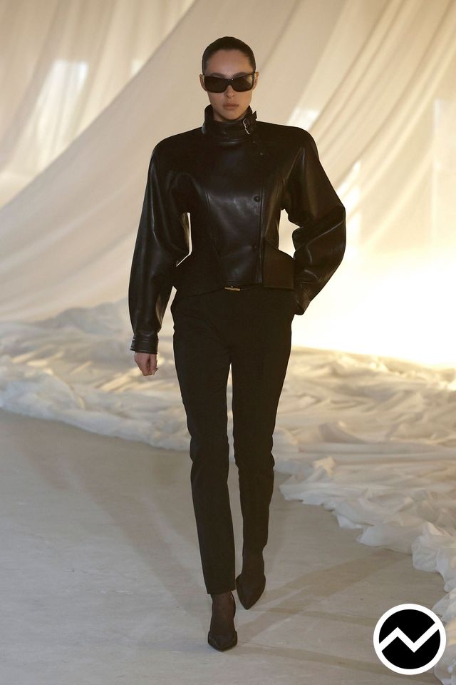 Balmain FW26 womenswear, look 1