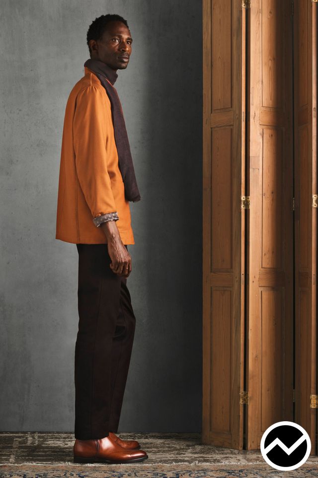 Berluti, FW26 menswear, Caramel, look 4