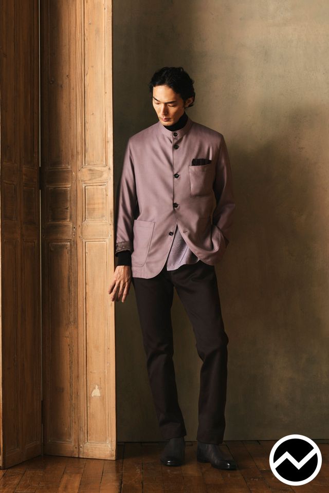Berluti, FW26 menswear, Lavender, look 14