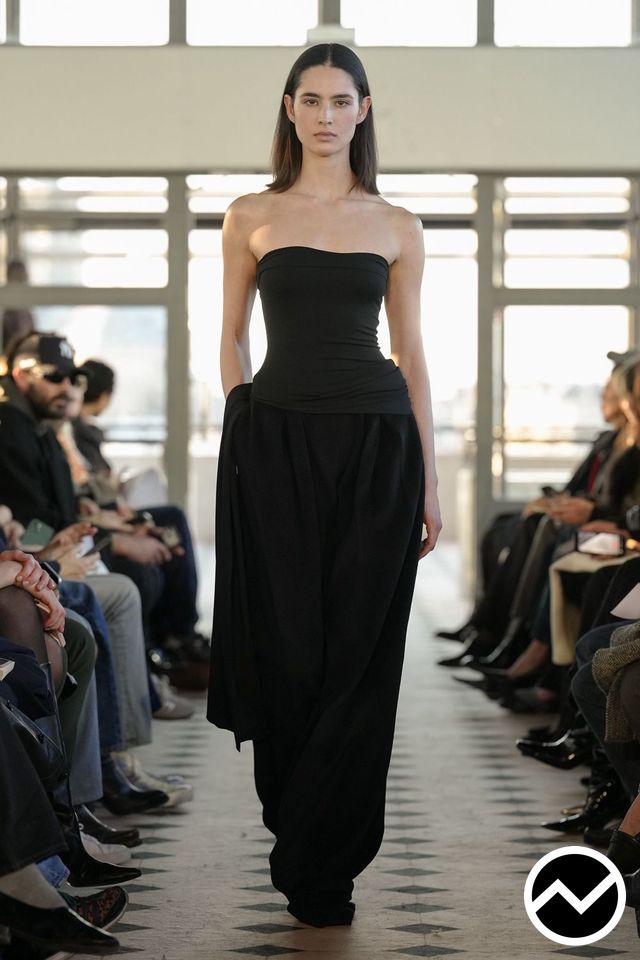 Burc Akyol, FW26 womenswear, Cinched Dress, look 28