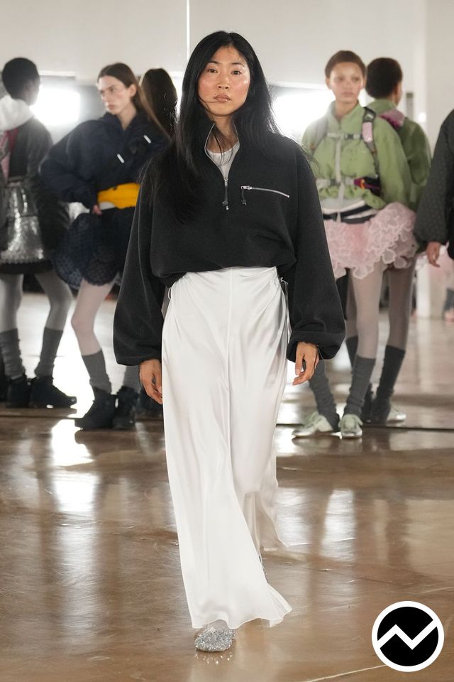 Cecilie Bahnsen, FW26 womenswear, Oversized Sweatshirt, look 11