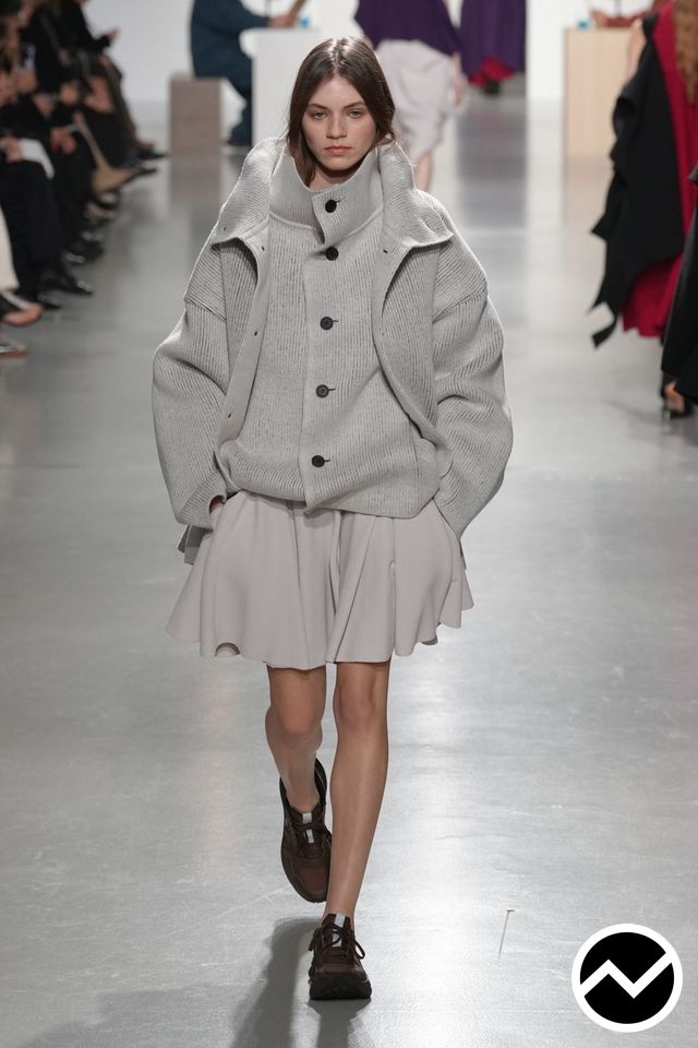 Cfcl, FW26 womenswear, Funnel Coat, look 16