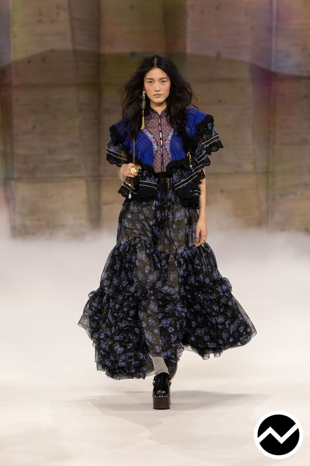 Chloé, FW26 womenswear, Floral, look 24