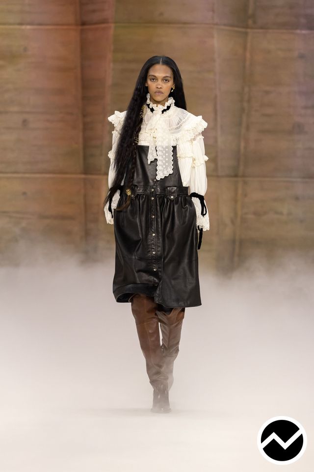 Chloé, FW26 womenswear, Knee Length Dress, look 48