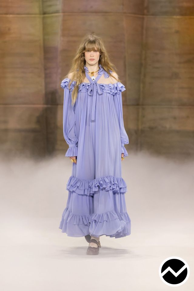 Chloé, FW26 womenswear, Chiffon, look 51