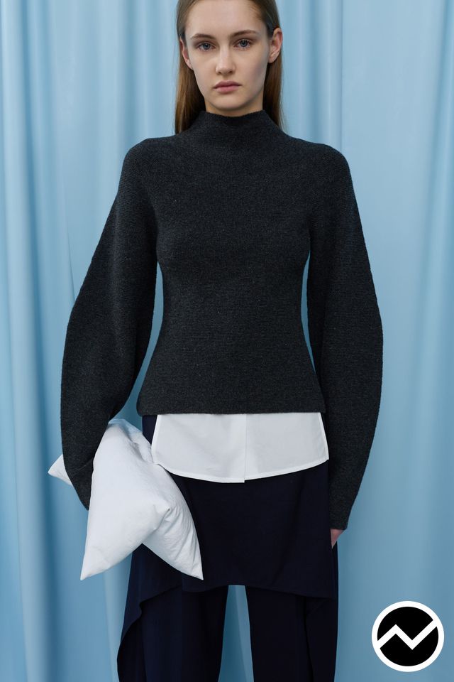 Christian Wijnants, FW26 womenswear, Boxy Sweater, look 24