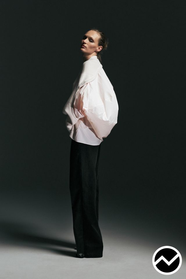 Christopher Esber, FW26 womenswear, Oversized Blouse, look 12