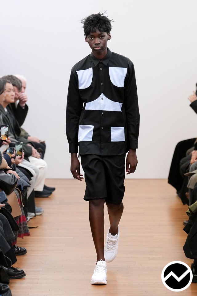 Comme Des Garçons Shirt, FW26 menswear, Bermuda Shorts, look 4