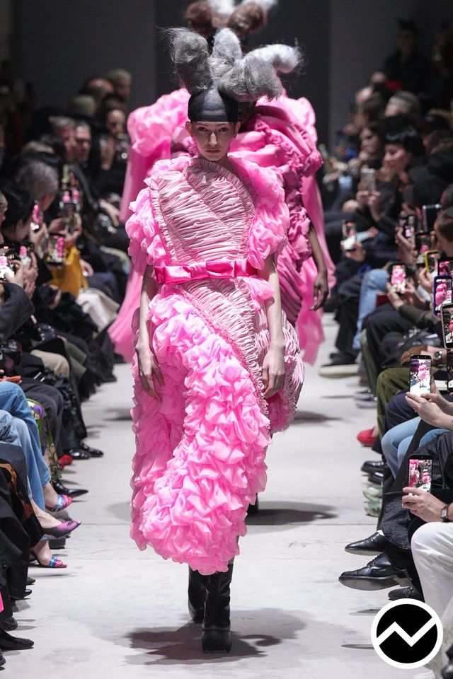 Comme Des Garçons, FW26 womenswear, Fuchsia, look 17
