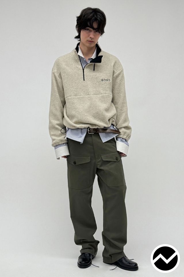 Commission, FW26 menswear, Oversized Sweatshirt, look 22