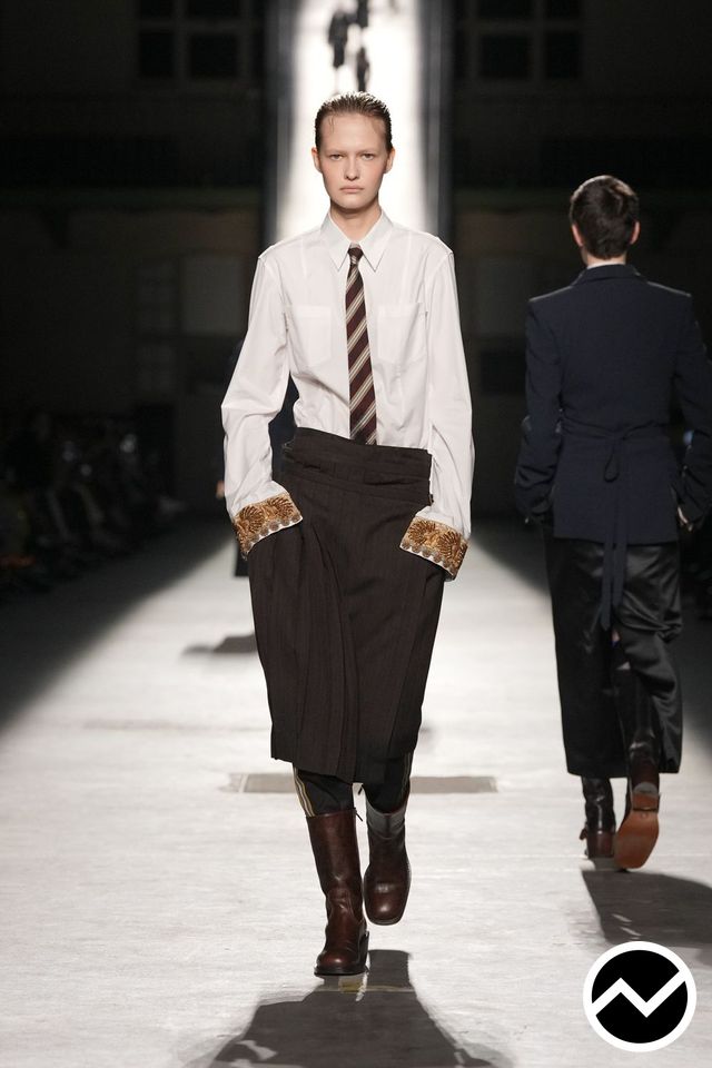 Dries Van Noten, FW26 womenswear, Cropped Pants, look 3