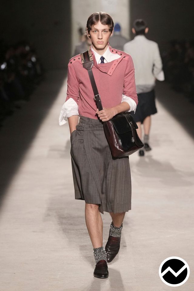 Dries Van Noten, FW26 menswear, Side Pocket Shorts, look 15