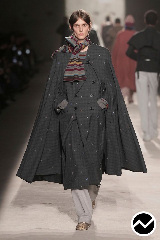 Dries Van Noten, FW26 womenswear, French Terry, look 62