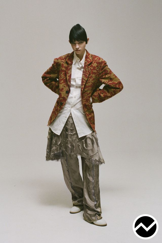 Edward Cuming, FW26 menswear, Parachute, look 10