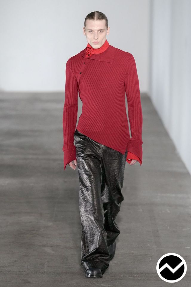 Egonlab, FW26 menswear, Rib Knit, look 22