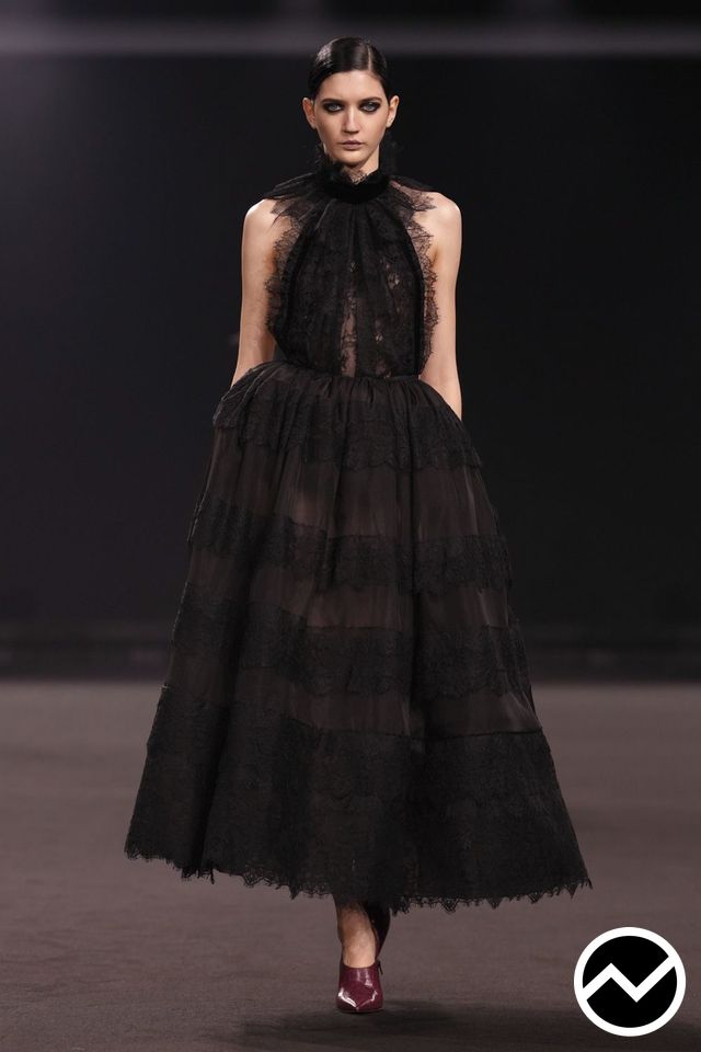 Elie Saab, FW26 womenswear, Structured Dress, look 48