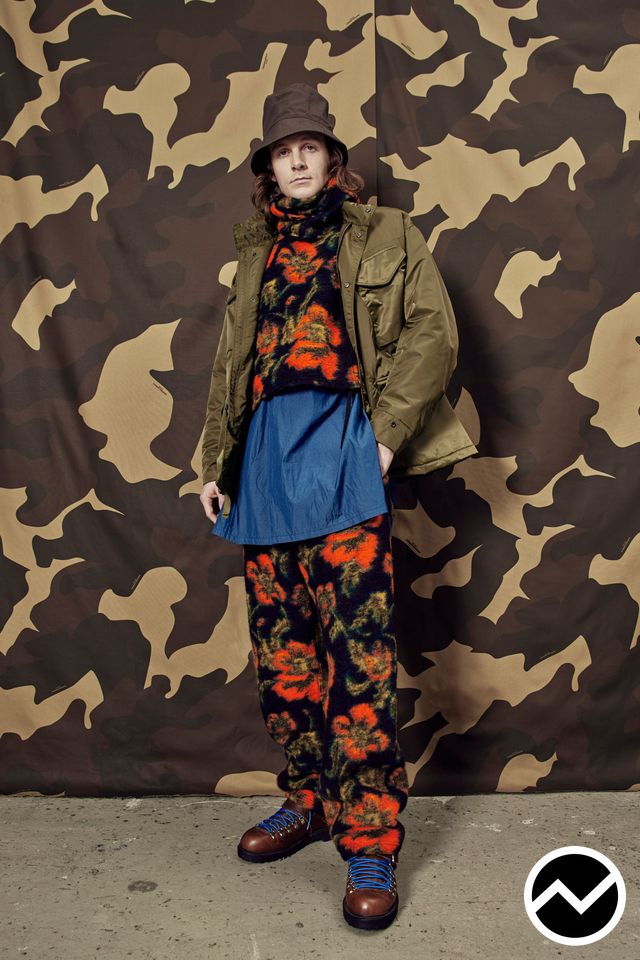 Engineered Garments, FW26 menswear, Floral, look 4