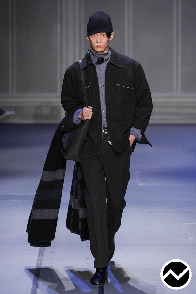 Études Studio, FW26 menswear, Nordic Blue, look 4