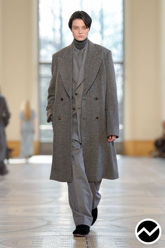 Gabriela Hearst, FW26 menswear, Charcoal, look 25