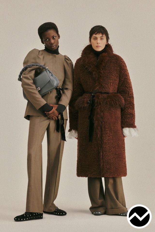 Ganni, FW26 womenswear, Cuffed Pants, look 14